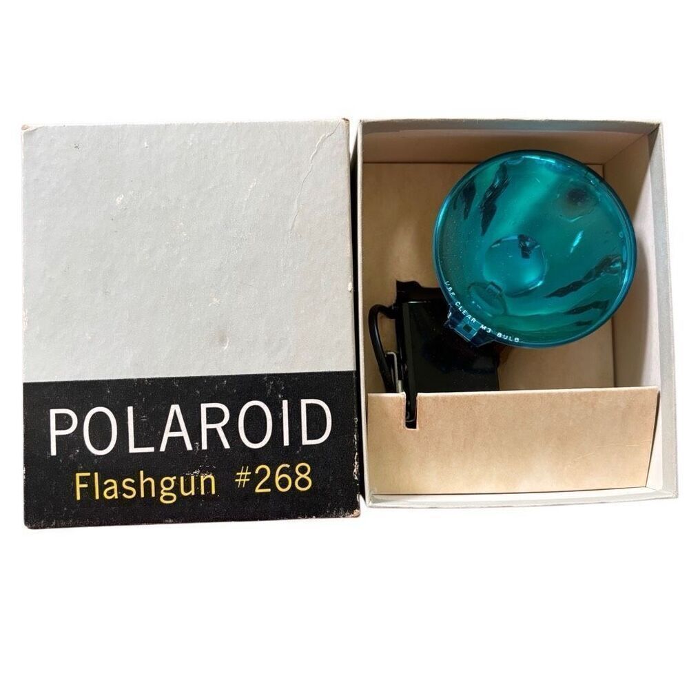 Polaroid Flashgun #268 Camera Flash In Original Box
